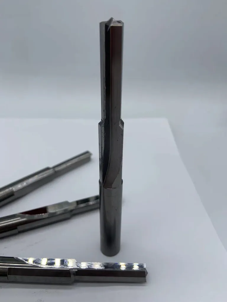 Stepped solid carbide drills showing multiple diameters in one tool